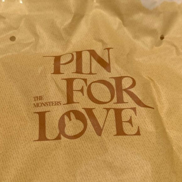 Authentic PopMart Labubu The Monsters Pin for Love Series “F” Yellow Plush Penda - Picture 6 of 14